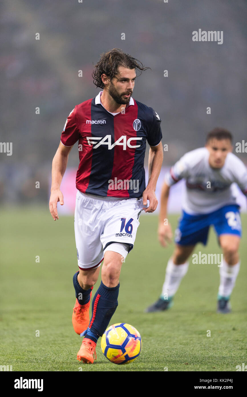 Bologna, Italy. 25th Nov, 2017. Andrea Poli (Bologna) Football/Soccer : Italian "Serie A" match between Bologna FC 3-0 UC Sampdoria at Stadio Renato Dall'Ara in Bologna, Italy . Credit: Maurizio Borsari/AFLO/Alamy Live News Stock Photo