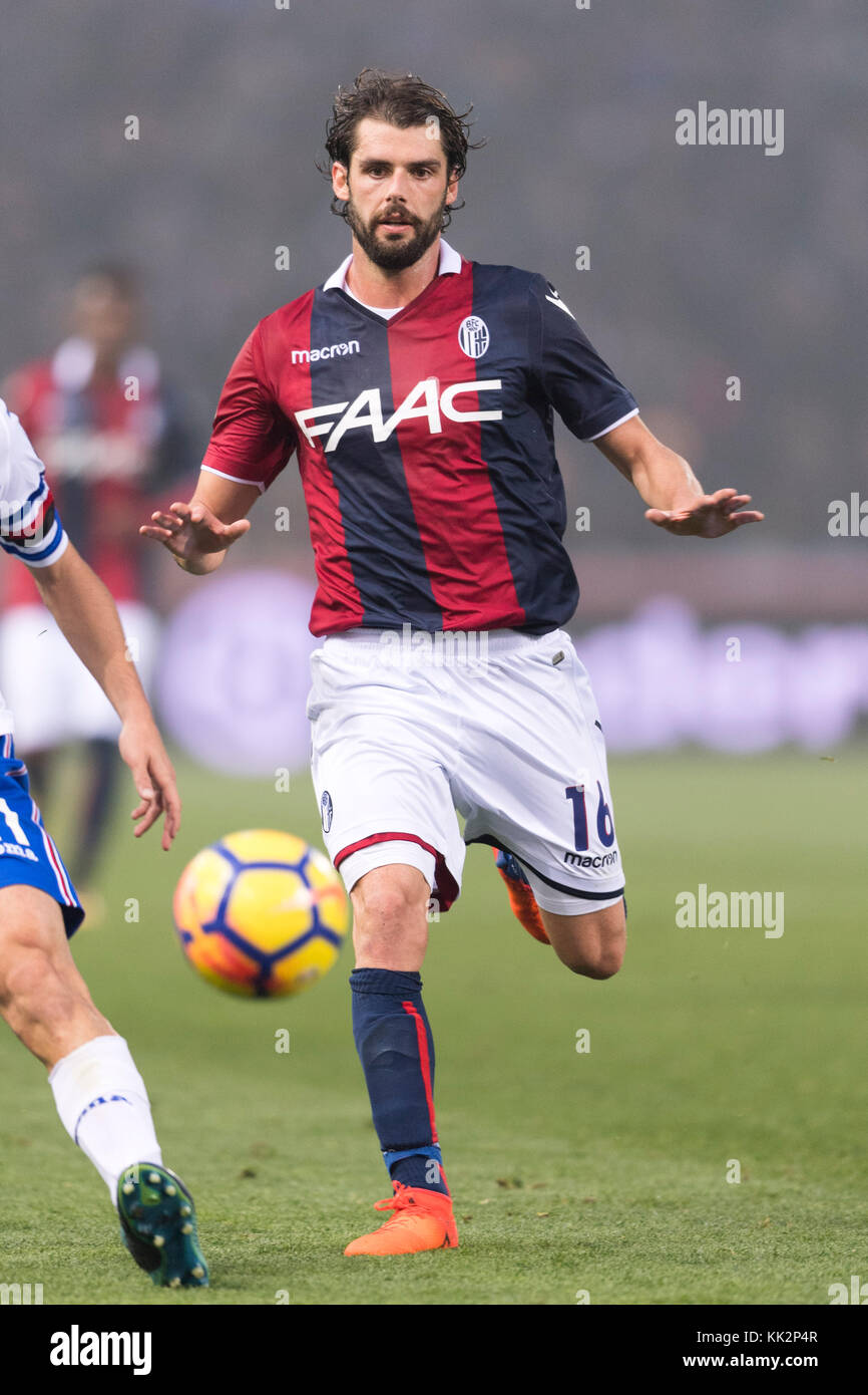 Bologna, Italy. 25th Nov, 2017. Andrea Poli (Bologna) Football/Soccer : Italian "Serie A" match between Bologna FC 3-0 UC Sampdoria at Stadio Renato Dall'Ara in Bologna, Italy . Credit: Maurizio Borsari/AFLO/Alamy Live News Stock Photo