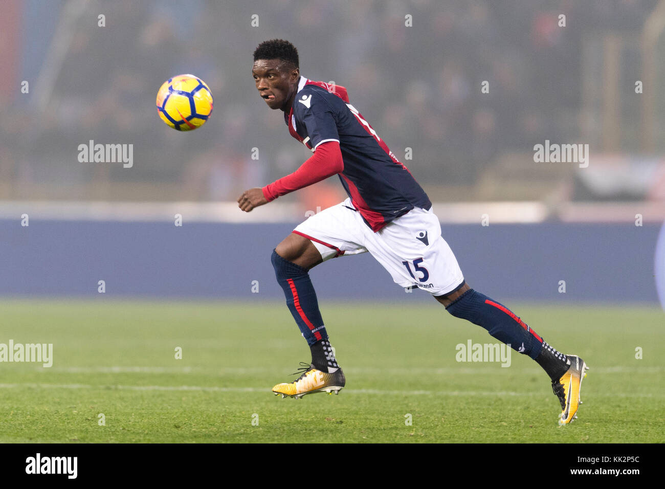 Bologna, Italy. 25th Nov, 2017. Ibrahima Mbaye (Bologna) Football/Soccer : Italian "Serie A" match between Bologna FC 3-0 UC Sampdoria at Stadio Renato Dall'Ara in Bologna, Italy . Credit: Maurizio Borsari/AFLO/Alamy Live News Stock Photo