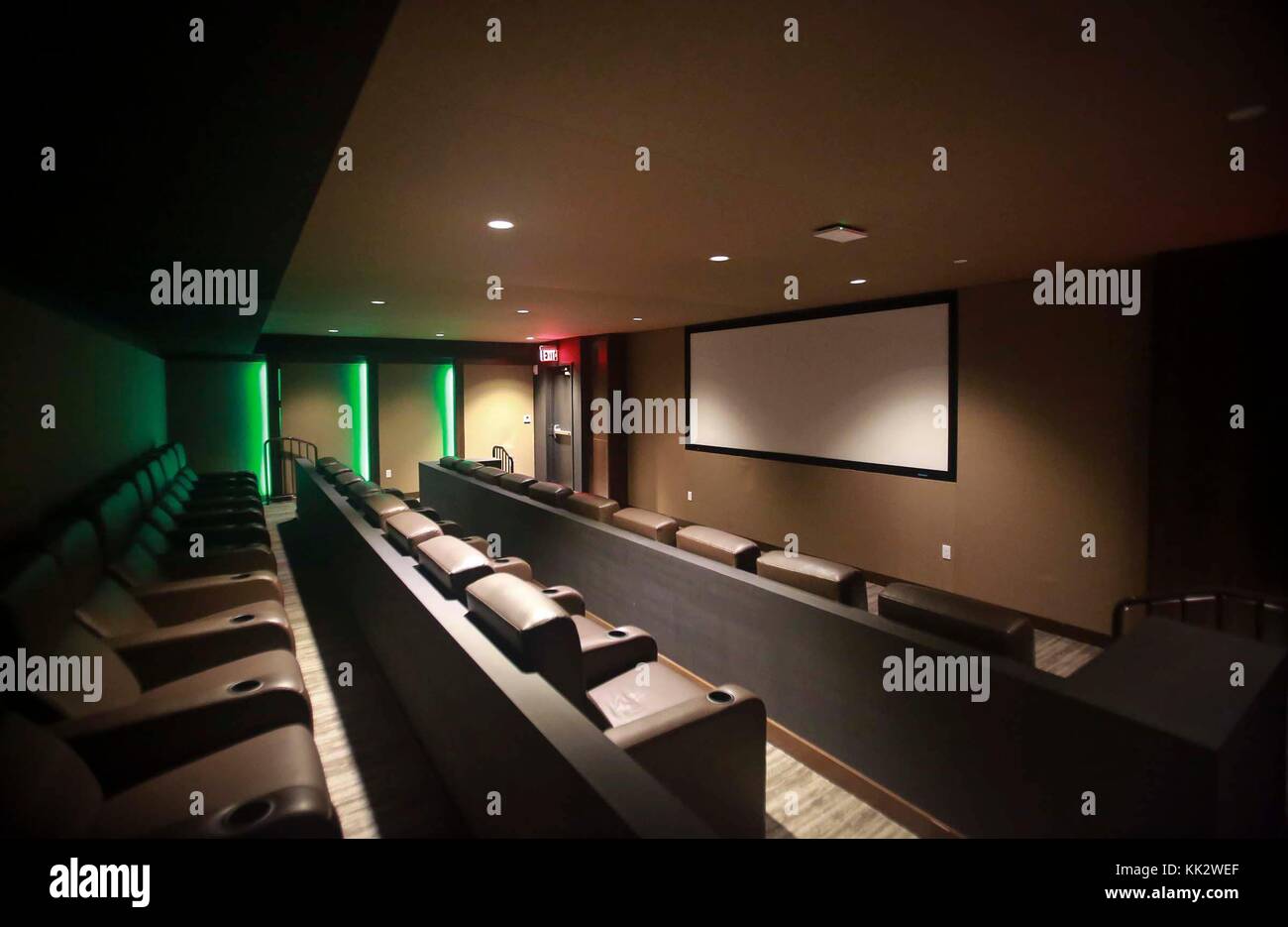 Florida, USA. 28th Nov, 2017. Movie theater in Atria at Villages of Windsor Tuesday, November 28, 2017. Credit: Bruce R. Bennett/The Palm Beach Post/ZUMA Wire/Alamy Live News Stock Photo