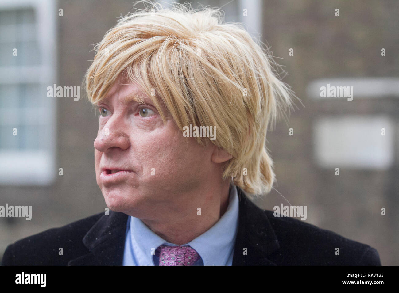 London,UK. 29th November 2017. British Conservative Politician Michael Fabricant arrives in Downing Street. Michael Fabricant is Member of Parliament for Lichfield in Staffordshire England Credit: amer ghazzal/Alamy Live News Stock Photo