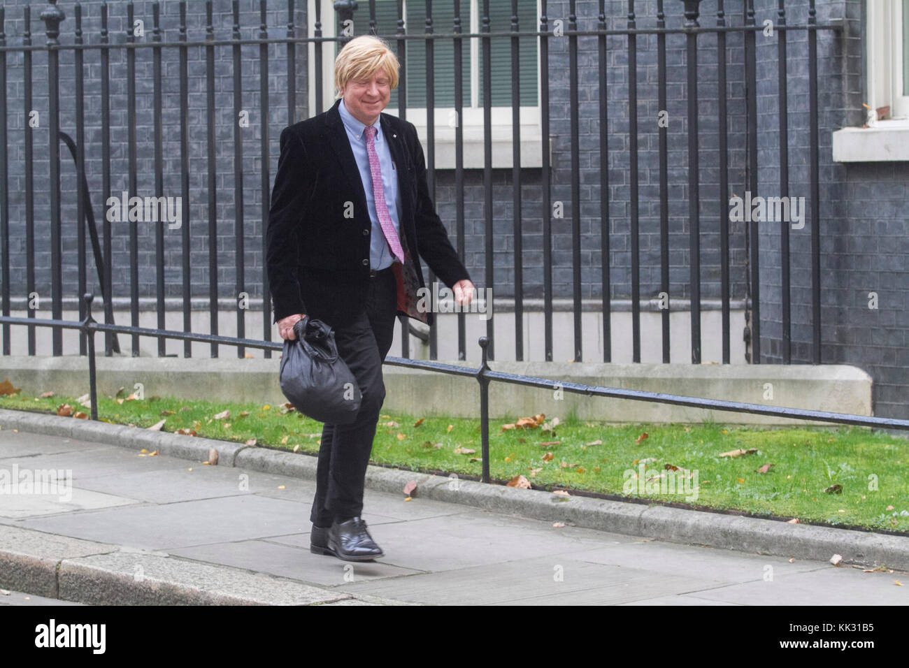 London,UK. 29th November 2017. British Conservative Politician Michael Fabricant arrives in Downing Street. Michael Fabricant is Member of Parliament for Lichfield in Staffordshire England Credit: amer ghazzal/Alamy Live News Stock Photo