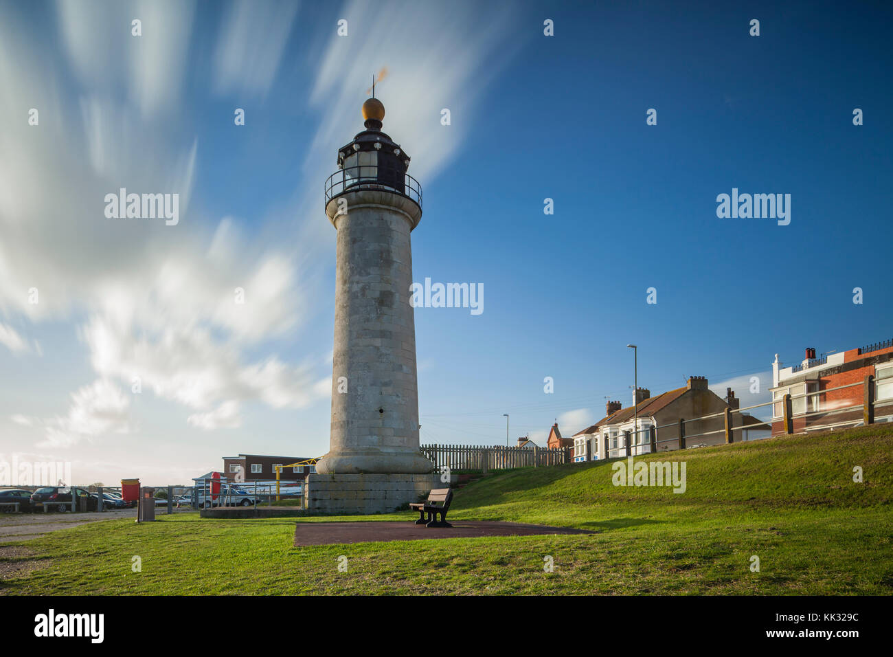 Kingston Lighthouse In Shoreham by Sea West Sussex England Stock 