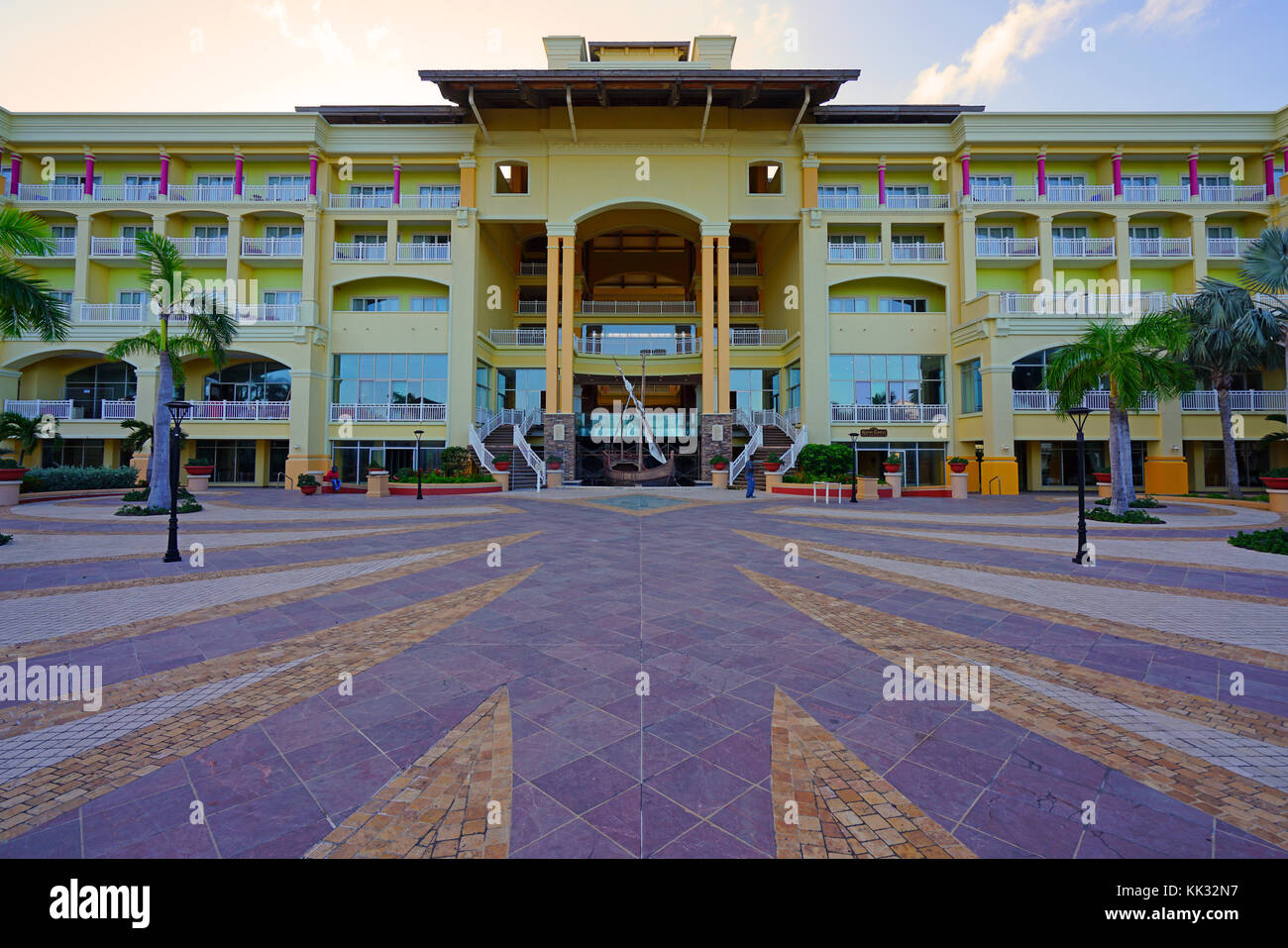 ST KITTS, ST KITTS AND NEVIS View of the St Kitts Marriott Resort and