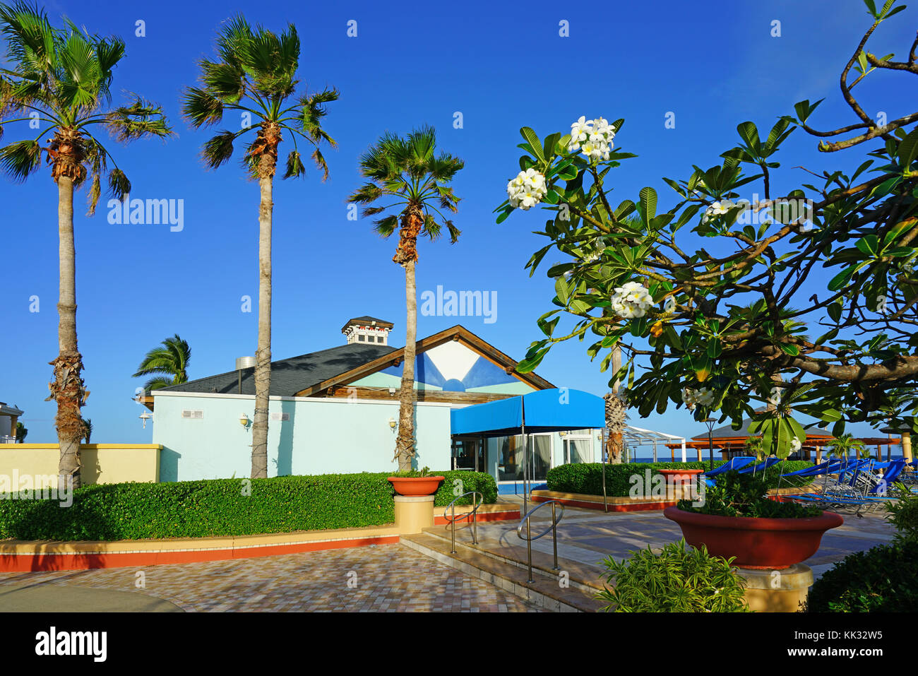 ST KITTS, ST KITTS AND NEVIS View of the St Kitts Marriott Resort and