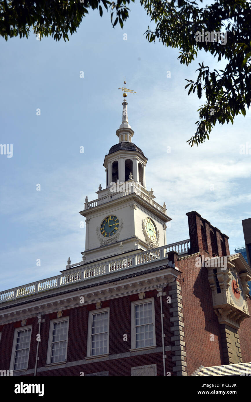 USA, Pennsylvania, Philadelphia, Independence Hall Statue of