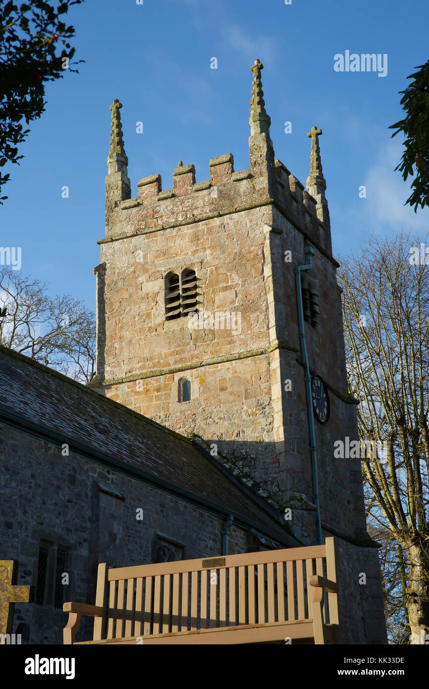 St James' Church in Jacobstowe Devon Stock Photo Alamy