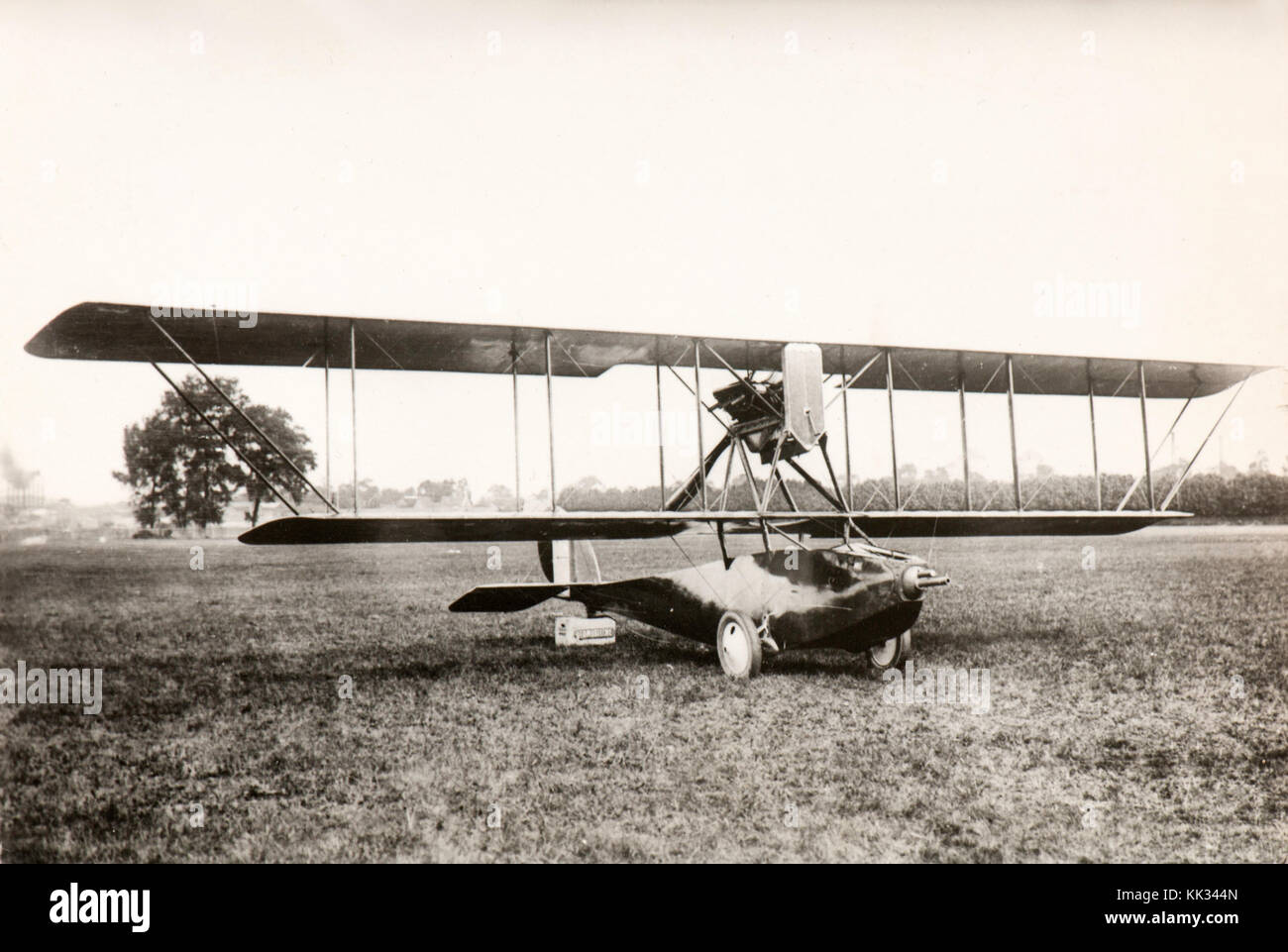 World War first airplane Stock Photo
