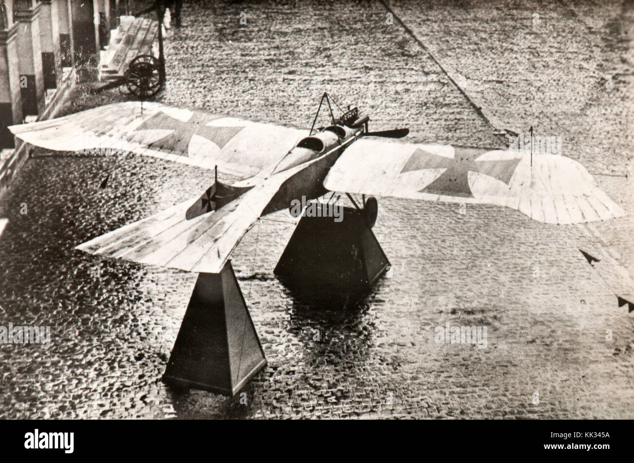 World War first  german airplane Stock Photo