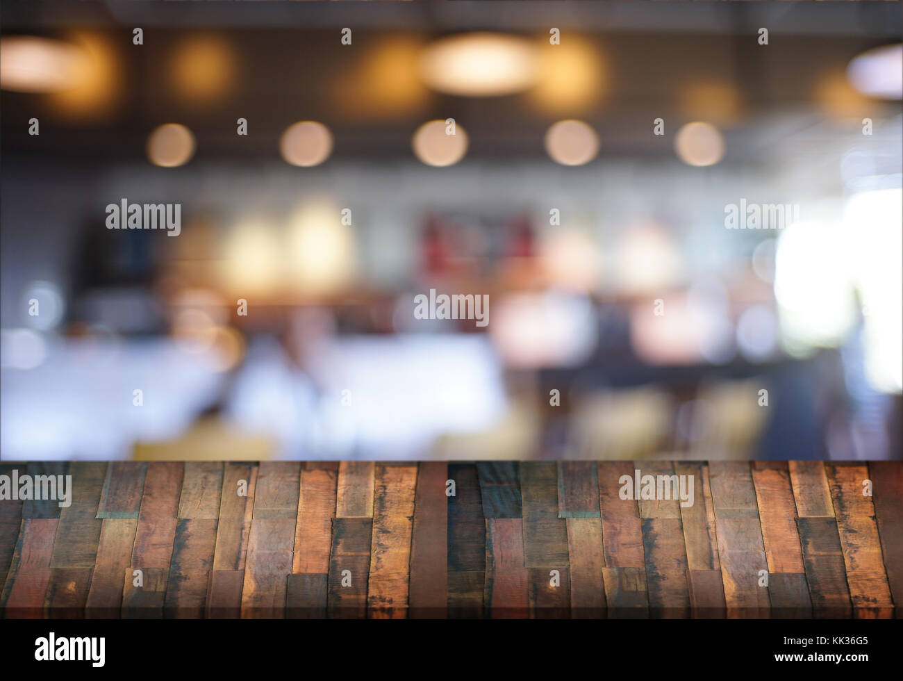 can used for display your products on Empty wooden table blurred ...