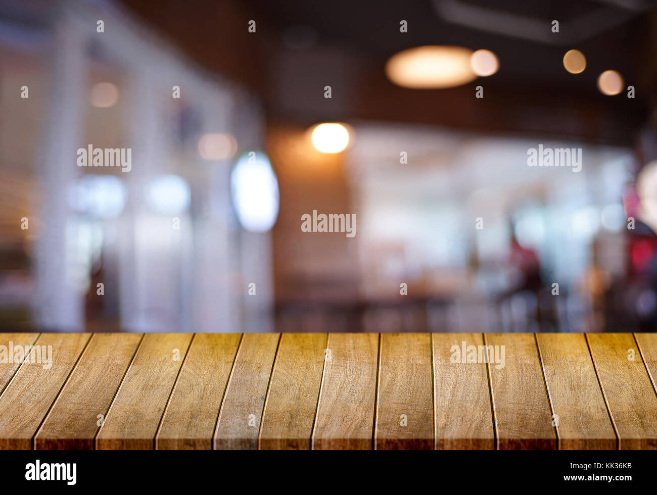 can used for display your products on Empty wooden table blurred ...