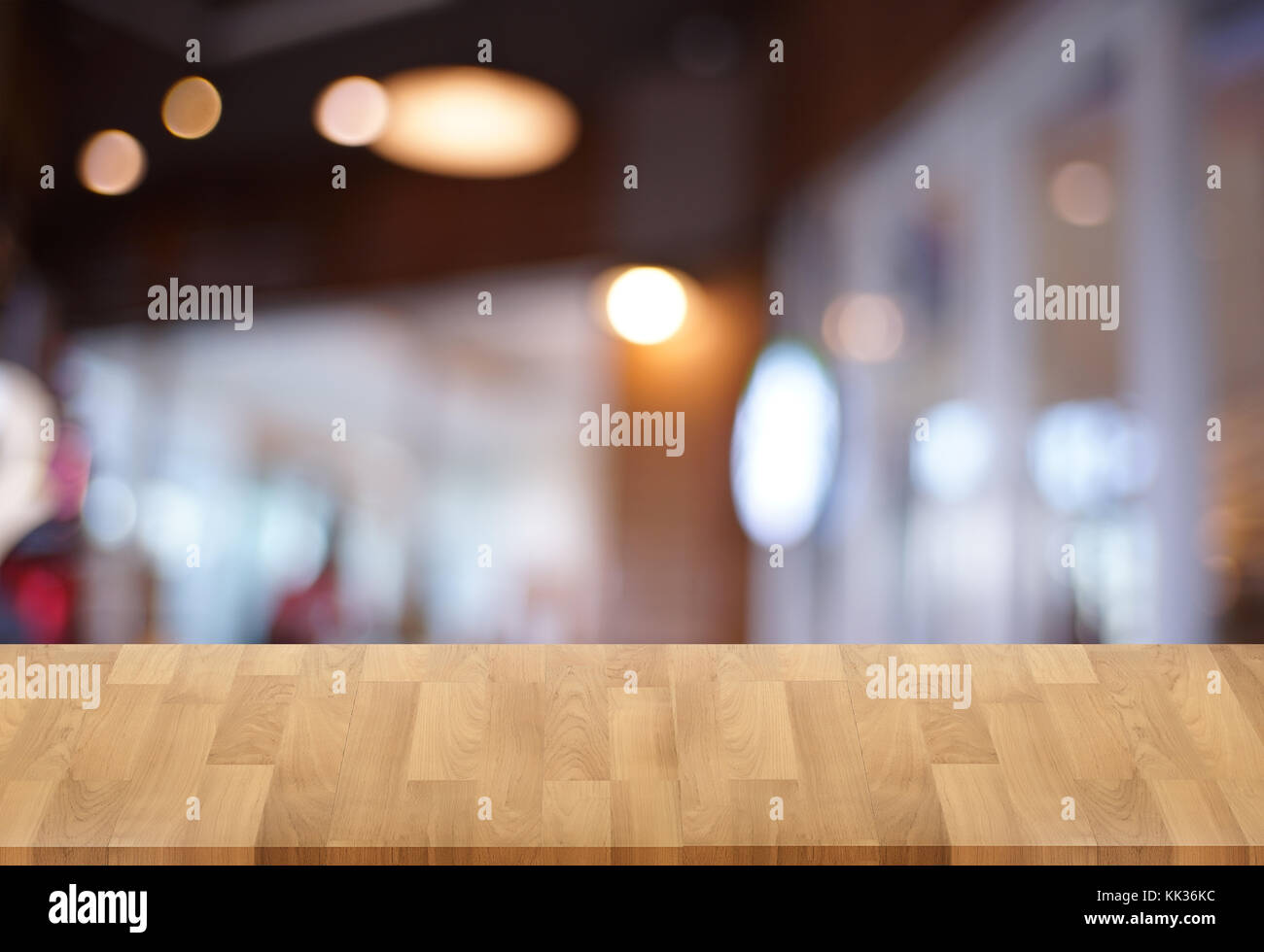 can used for display your products on Empty wooden table blurred ...