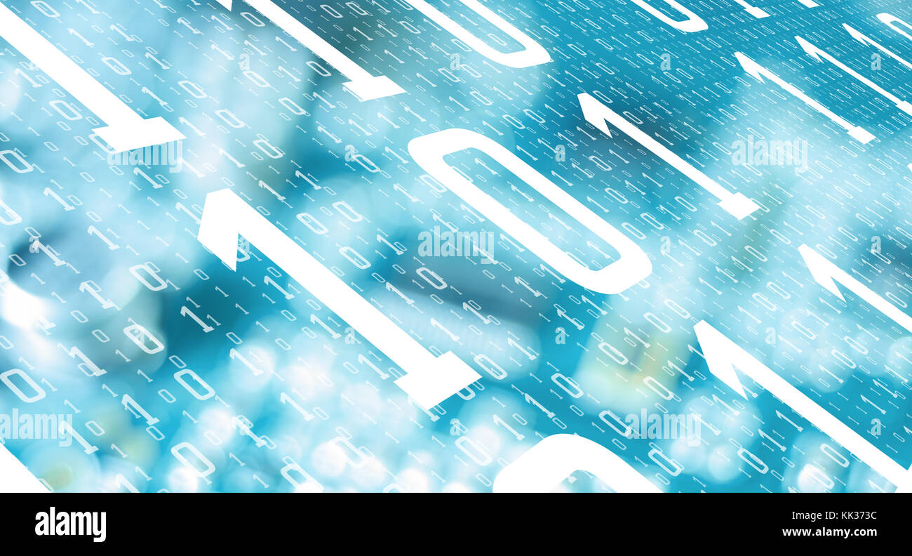 Computer algorithm data future numbers, cyber attack threat Stock Photo ...