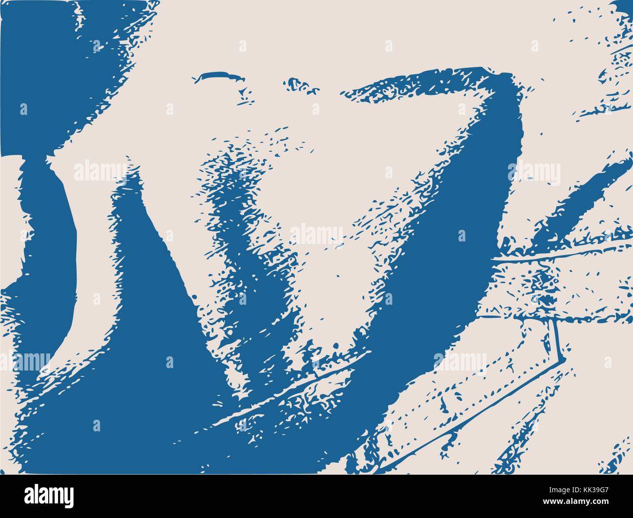 Distress Overlay Background. Grunge Fiber Texture Stock Vector Image ...