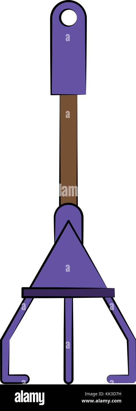 Rake gardening tool Stock Vector Image & Art - Alamy