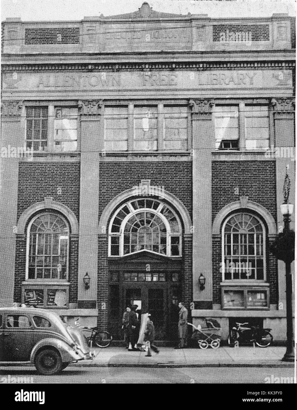 1940 Allentown Free Library Allentown PA Stock Photo Alamy