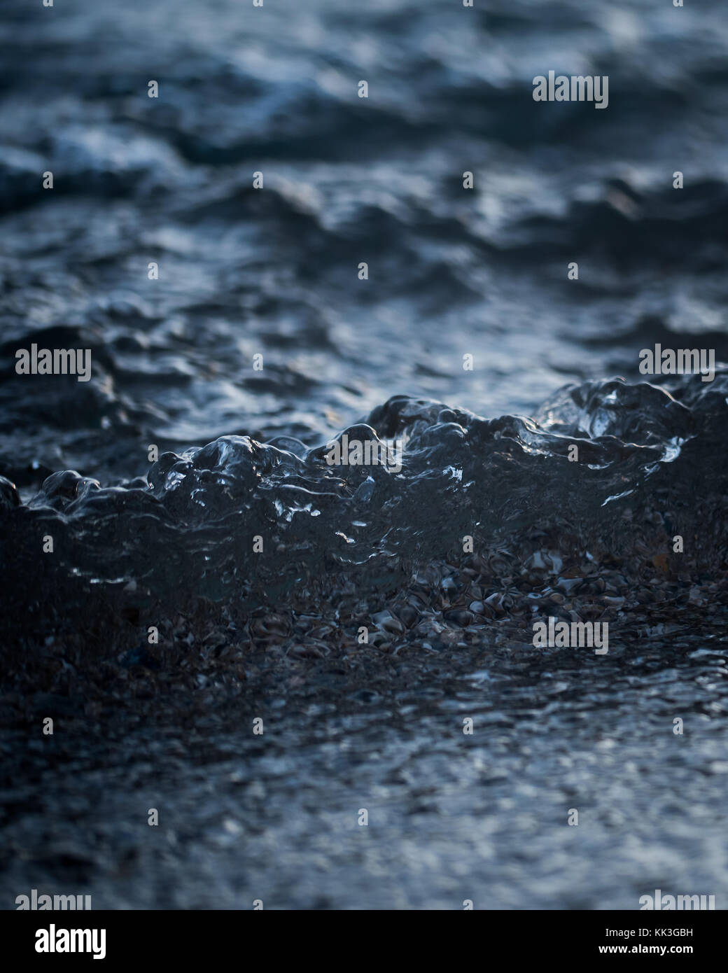 Close up waving blue water surface background Stock Photo - Alamy