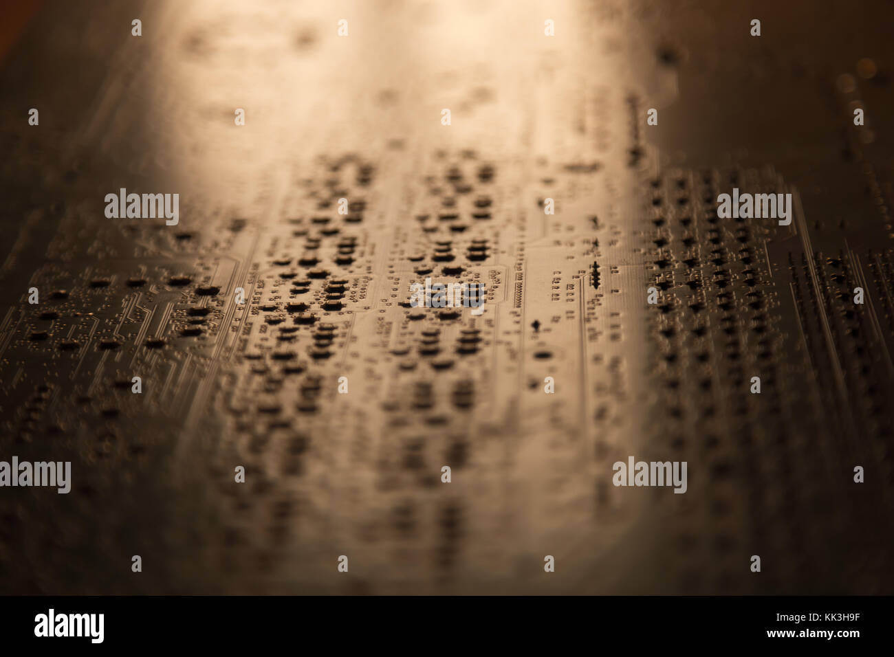 Gold circuit board hi-res stock photography and images - Alamy