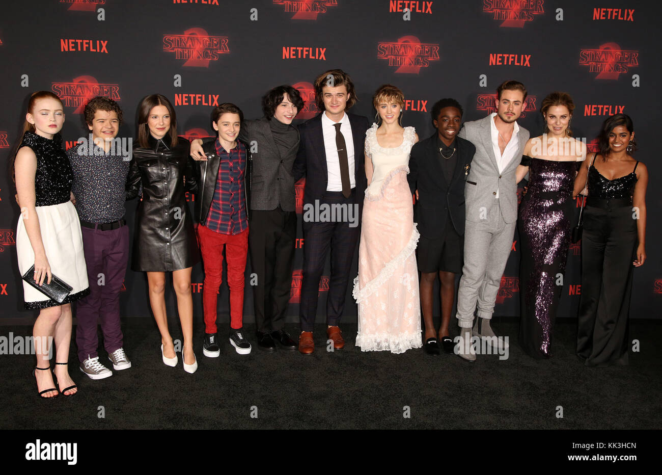 Sadie Sink attending Netflix's Stranger Things 2 Premiere Event Stock Photo  - Alamy