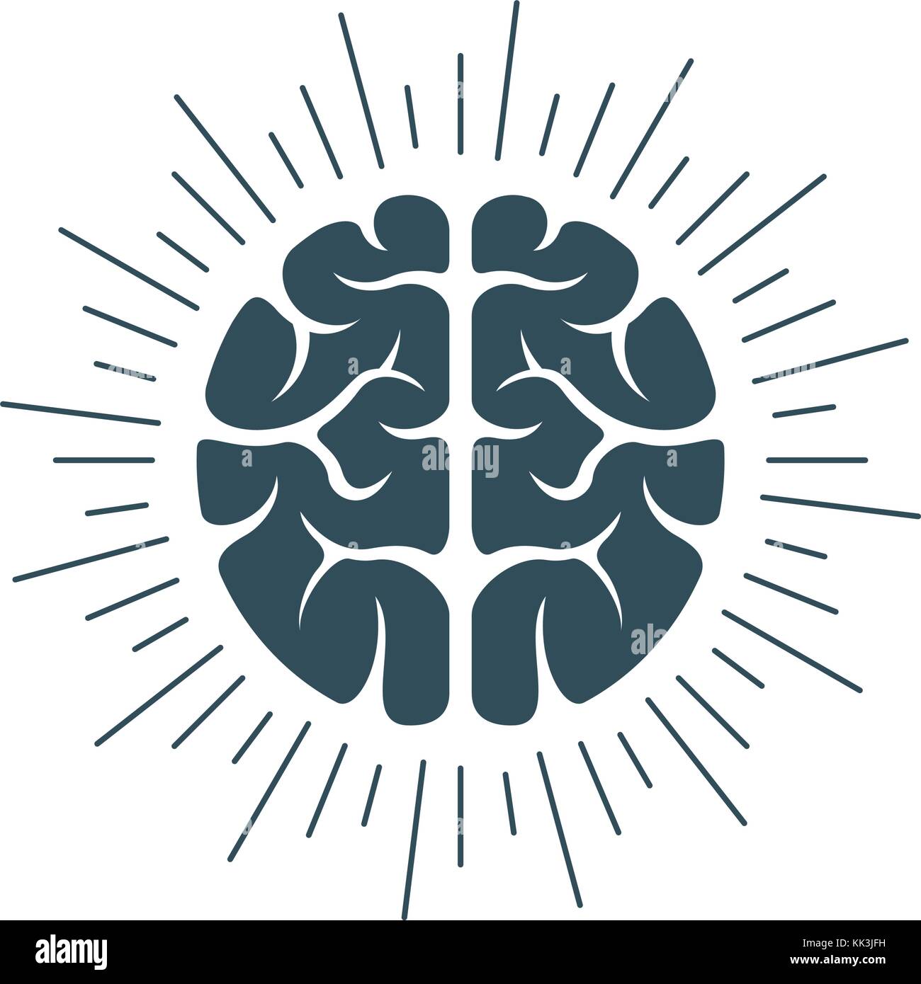 Vector brain logo Stock Vector Image & Art - Alamy