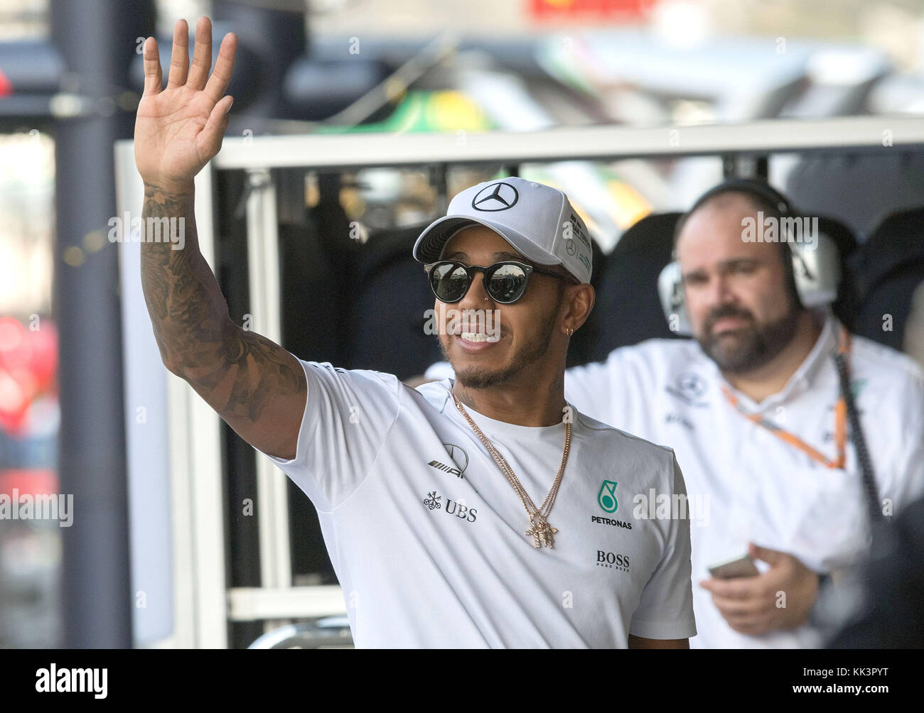 Formula One Mexican Grand Prix Featuring: LEWIS HAMILTON Where: Mexico ...