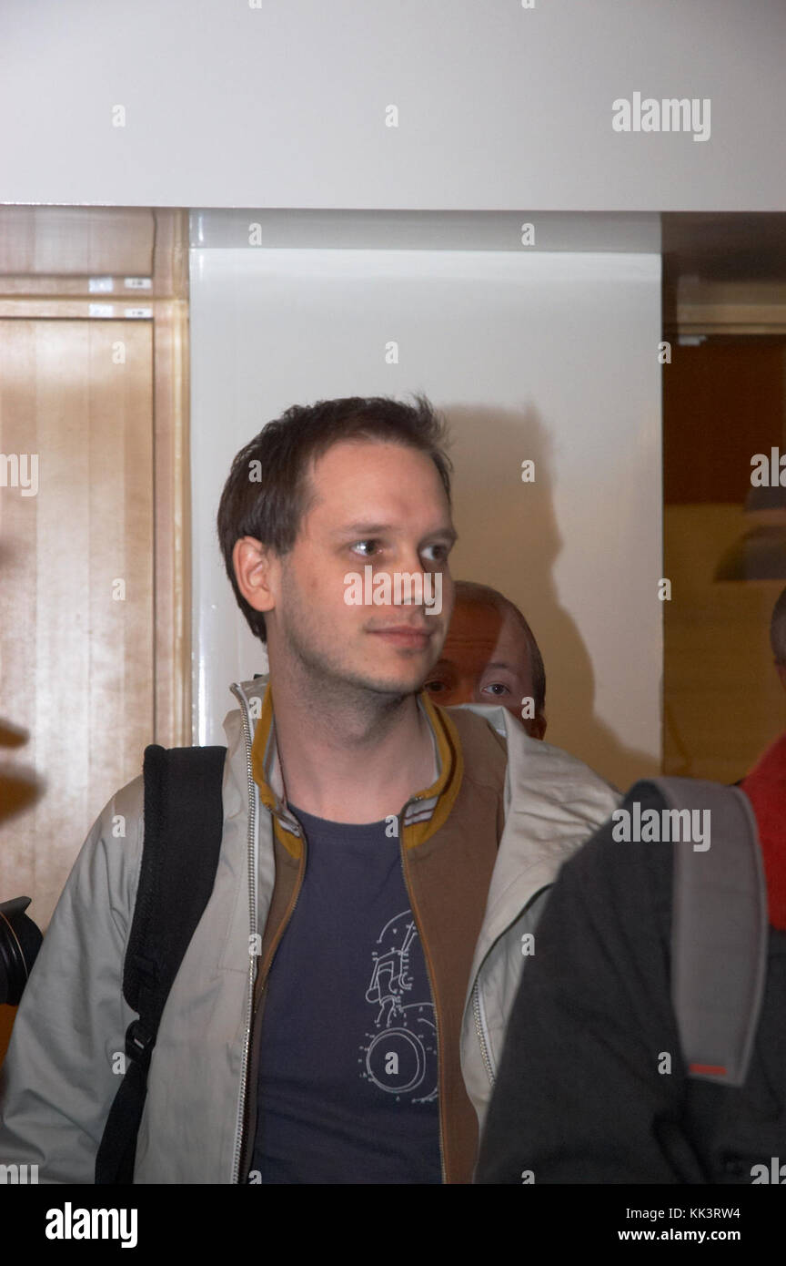 Peter Sunde during TPB trial Stock Photo - Alamy