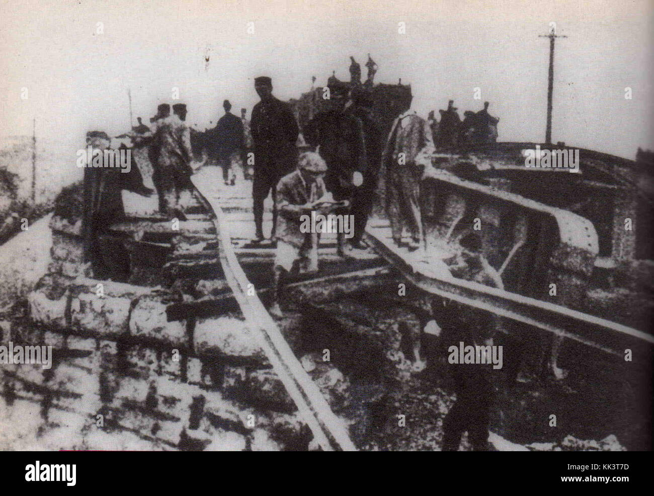 Huanggutun Incident in railway Stock Photo Alamy