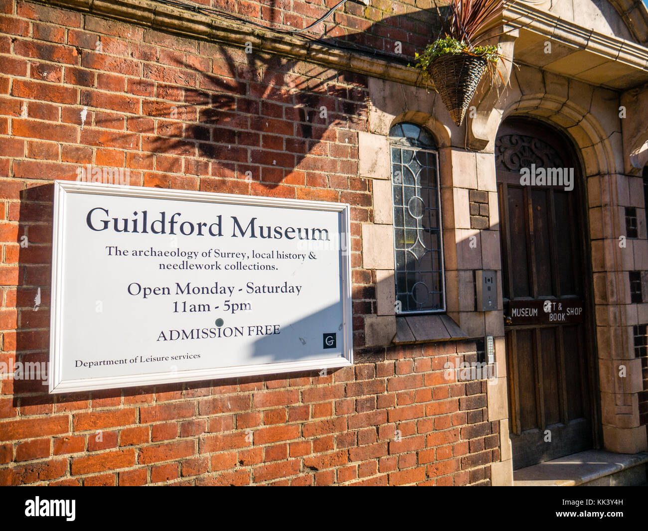 Guildford Museum located in Guildford Castle Gatehouse, Guildford
