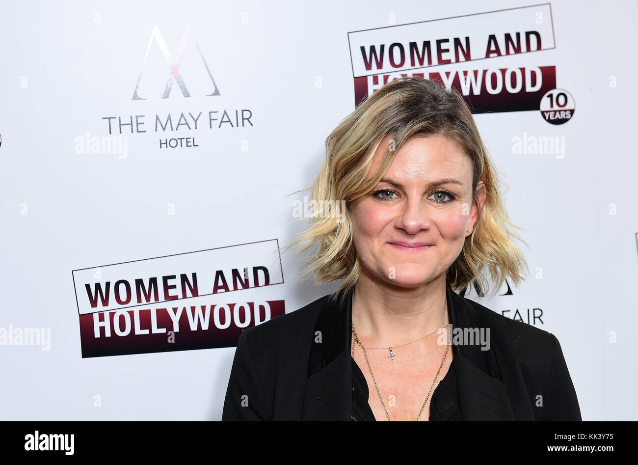 Zelda Perkins attending the Women and Hollywood 10th Anniversary Awards Celebration in London held at The May Fair Hotel, London. Stock Photo
