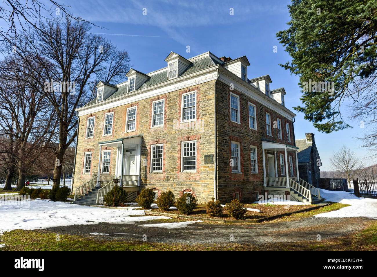 Historic 1748 Van Cortlandt Manor House built in dressed