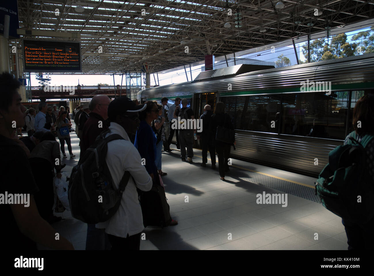 Perth Central train station, Western Australia. Stock Photo