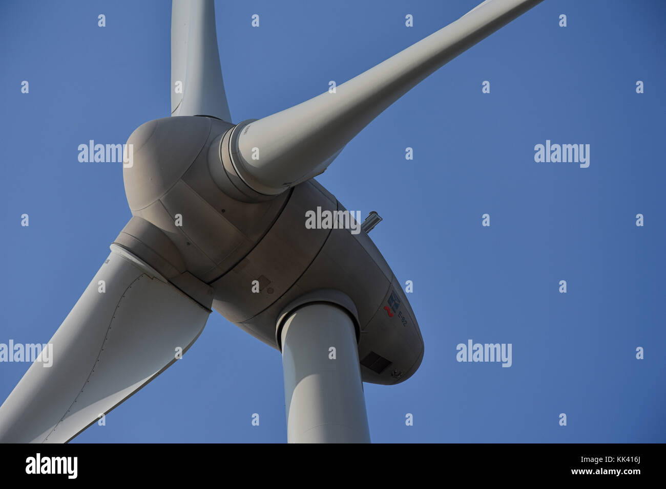 Enercon E82 wind generator plant rotor, Danilo near Šibenik, Croatia Stock Photo