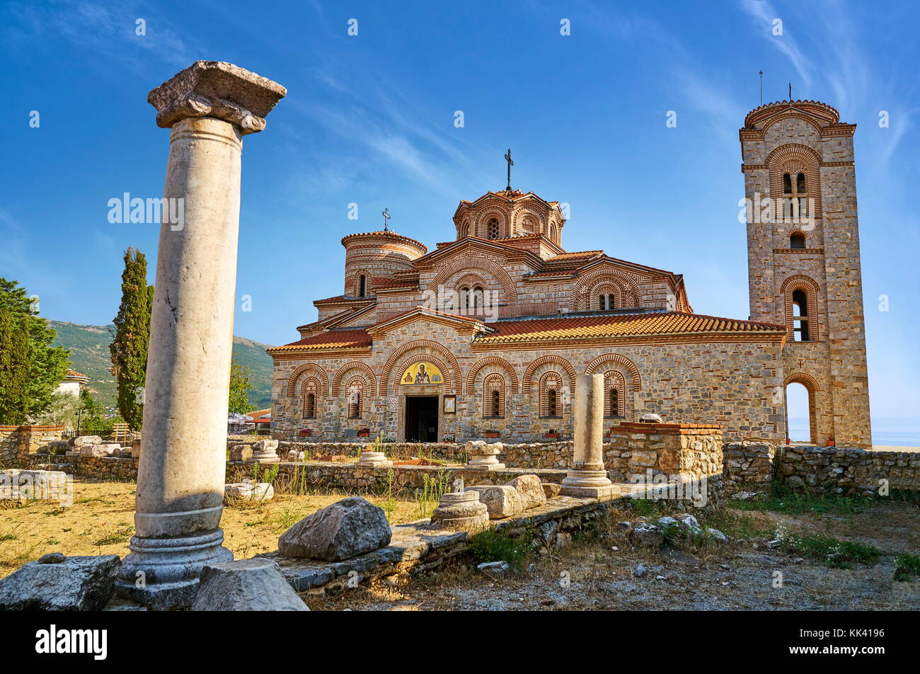 Church Saint Panteleimon,  Ohrid, Macedonia, UNESCO Stock Photo