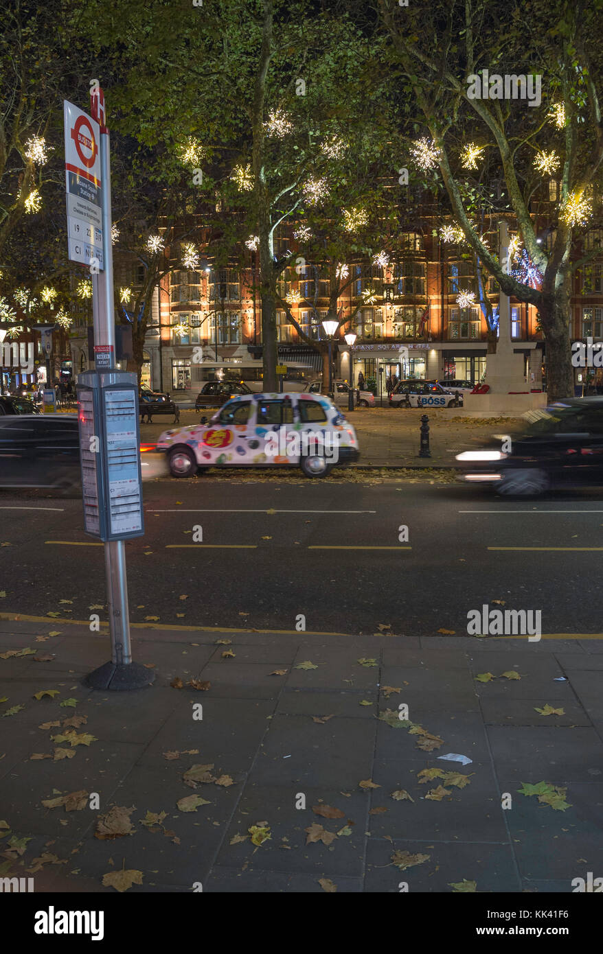 Christmas lights , Sloane Square London SW1W Stock Photo Alamy
