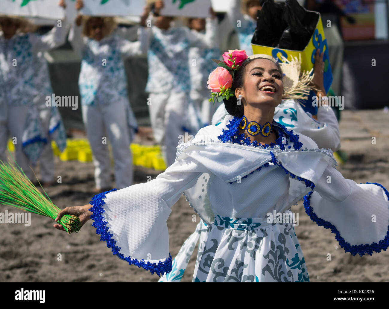 Street Dance Participants in Pawikan Festival 2017 ,Morong,Bataan,Philippines Stock Photo