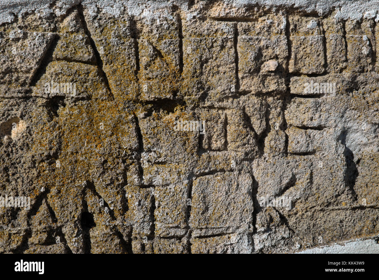 Words carved on wall, Perth, Australia Stock Photo Alamy