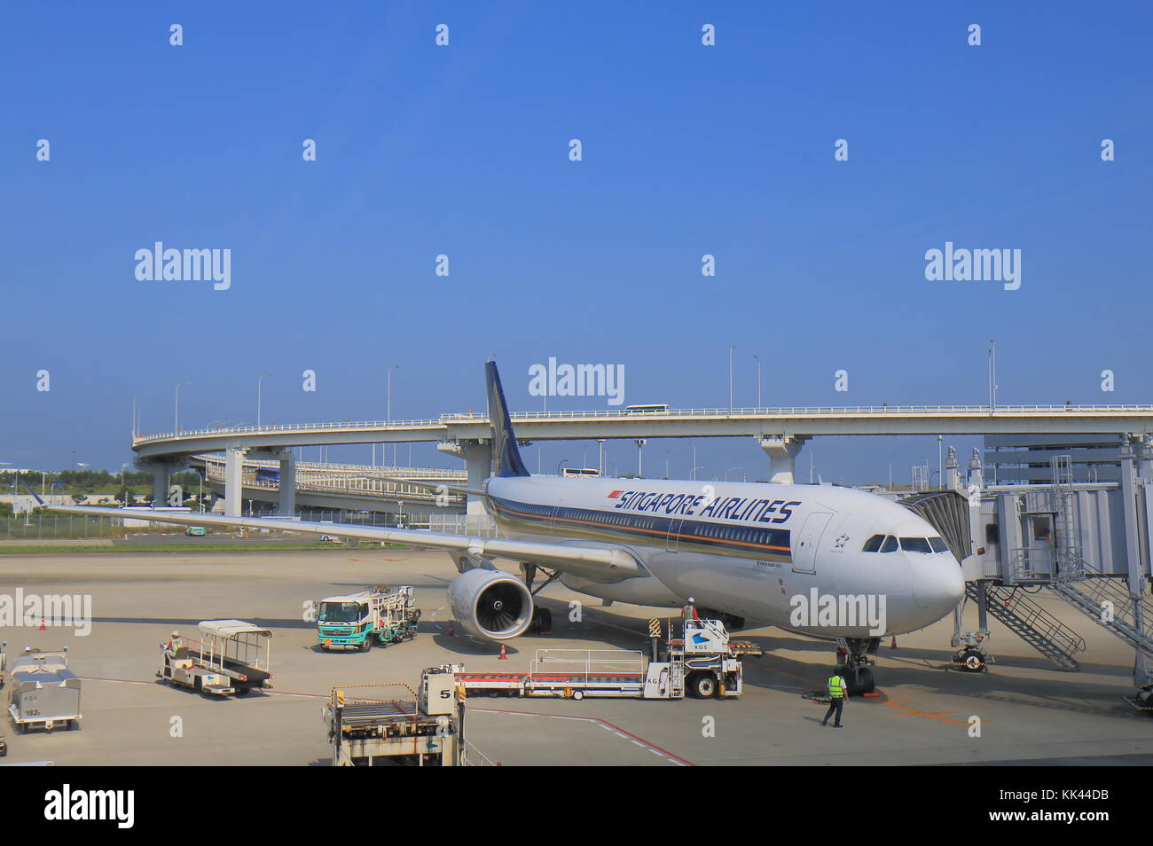 Singapore Airline plane at Kansai International airport in Osaka Japan Stock Photo Alamy Singapore Airline plane at Kansai International airport in Osaka Japan Stock Photo Alamy