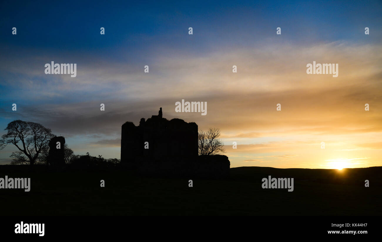 Cessford Castle Stock Photo