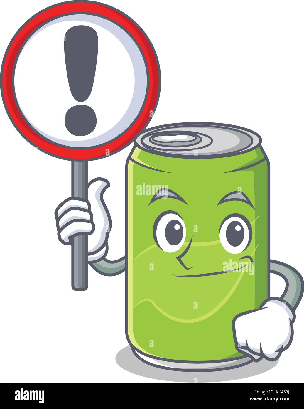 With sign soft drink character cartoon Stock Vector Image & Art - Alamy