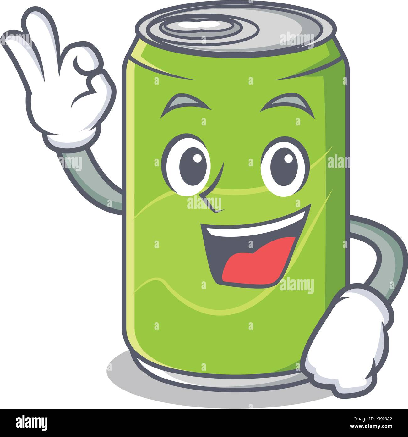 Okay soft drink character cartoon Stock Vector Image & Art - Alamy