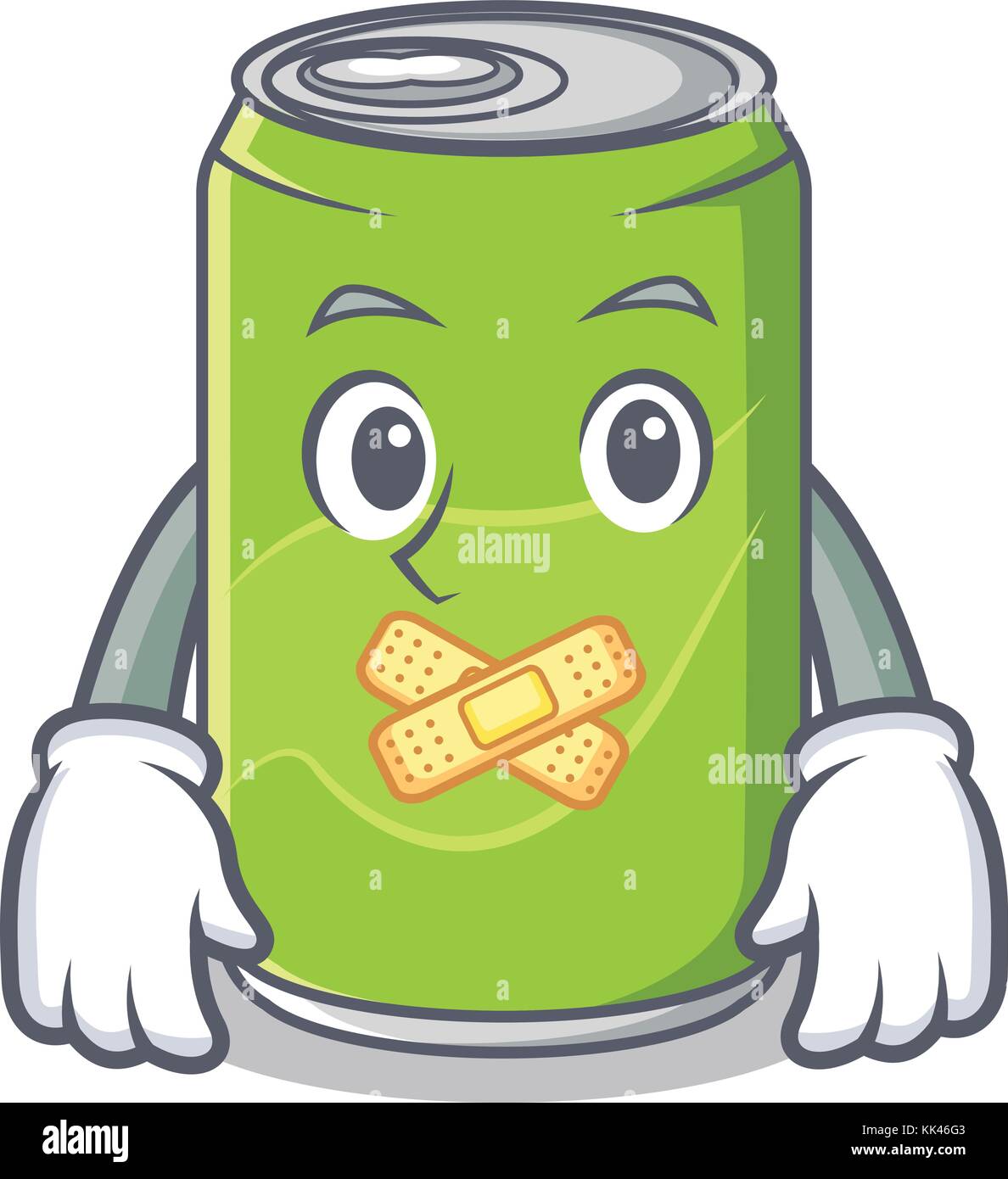 Silent soft drink character cartoon Stock Vector Image & Art - Alamy