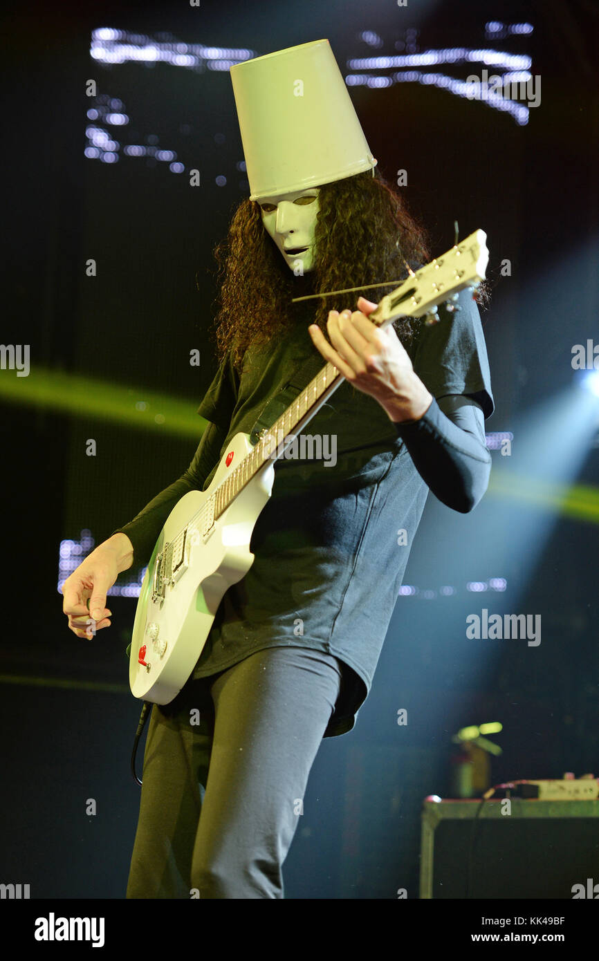 Brian patrick carroll aka buckethead performs at the culture room hi
