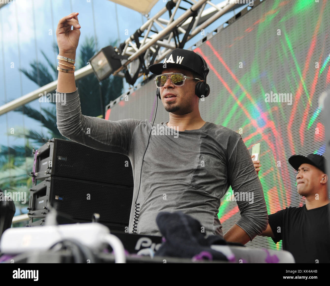 MIAMI BEACH, FL AUGUST 13 Afrojack performs during the I Heart Radio