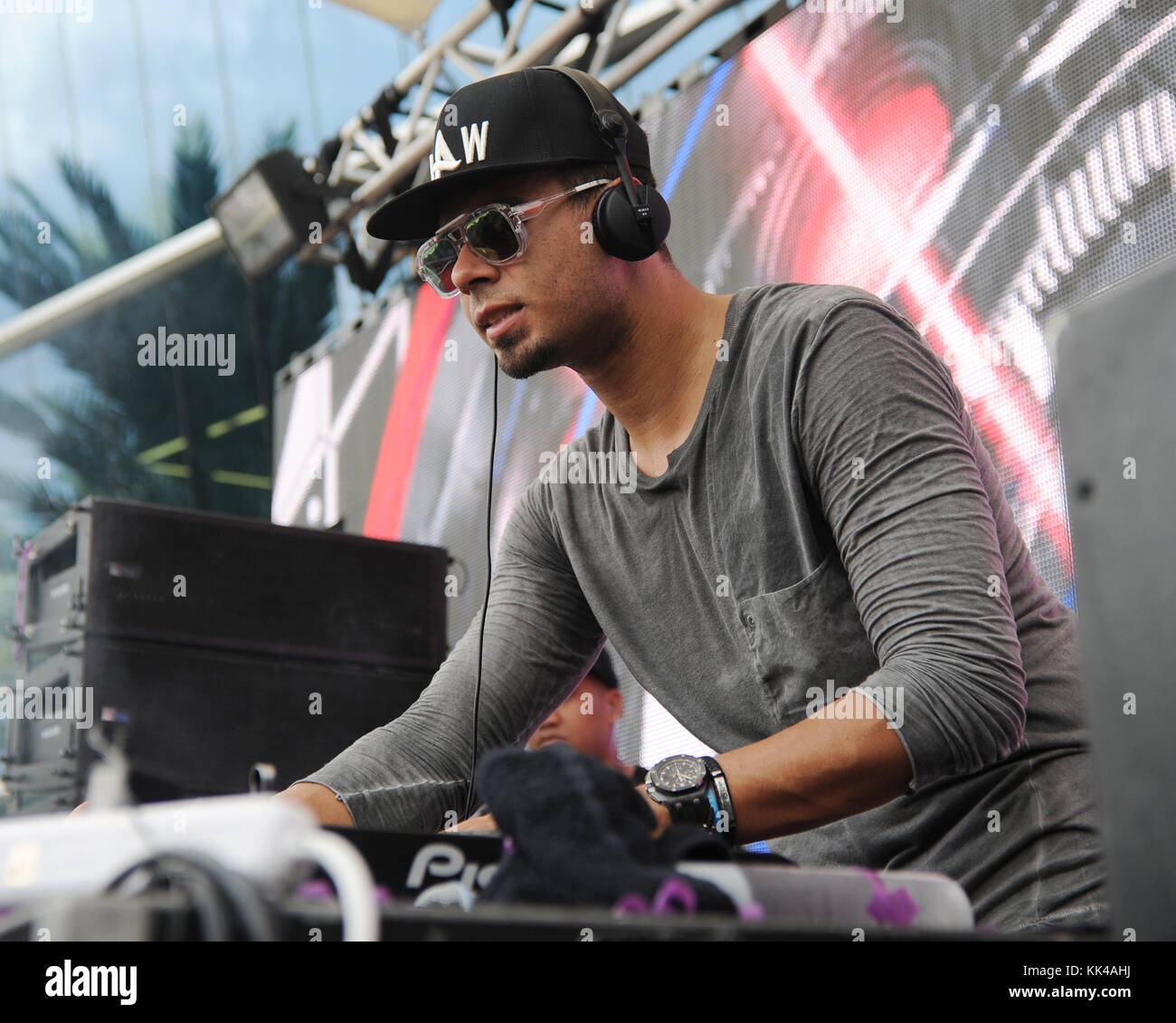 MIAMI BEACH, FL AUGUST 13 Afrojack performs during the I Heart Radio