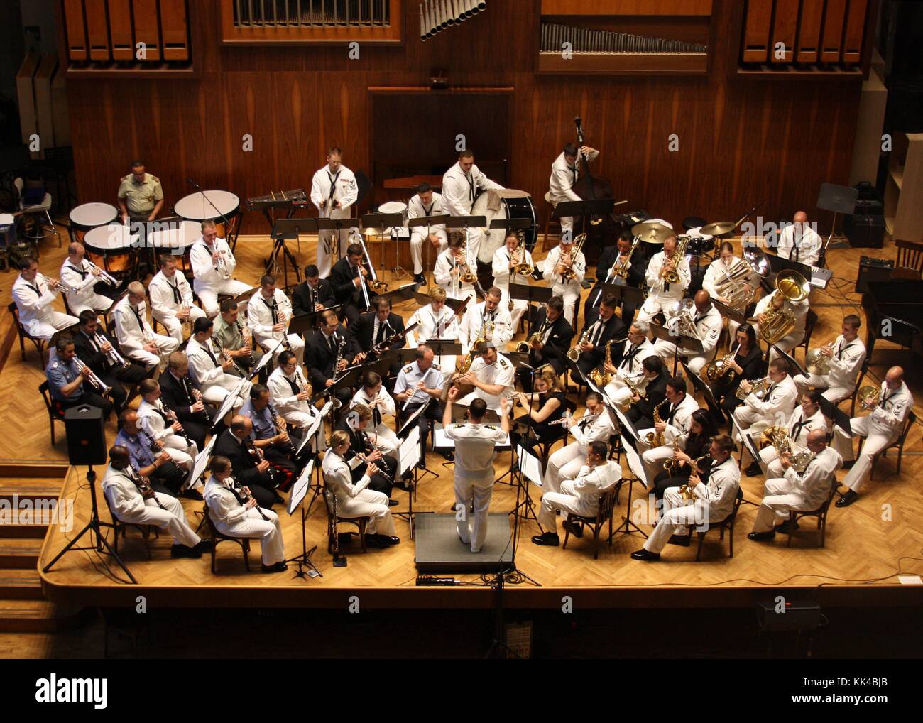 Students from the Naples Conservatory of Music, Naples, Italy, 2012. Image courtesy U.S. Navy photo/US Navy. Stock Photo