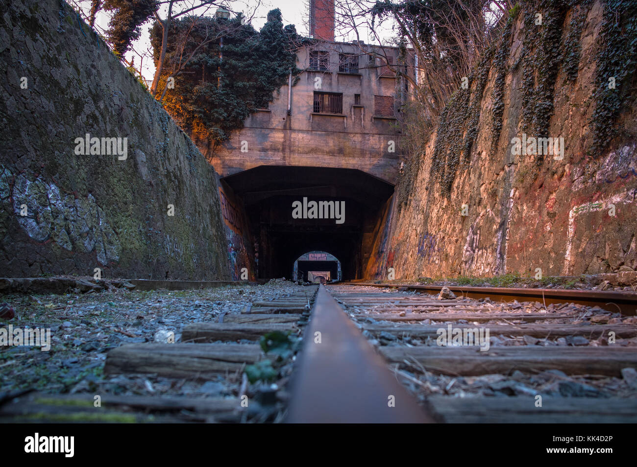 The Life Goes Off The Rails 31 03 2013 Tunnel Of The Disused Rail Of The Small Belt In 