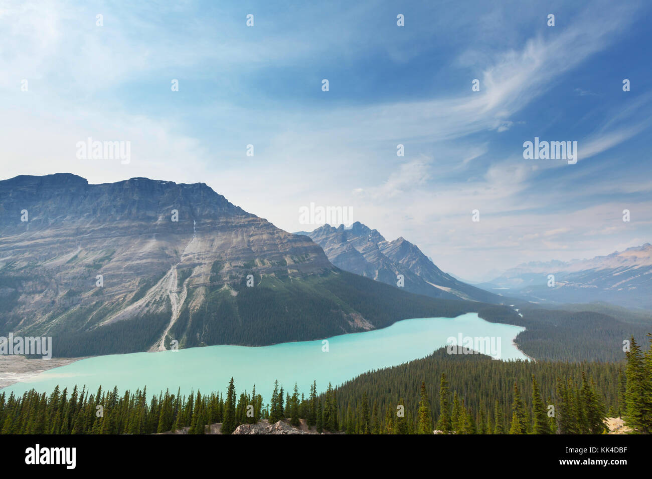 Peyto Lake in Banff National Park, Canada Stock Photo - Alamy