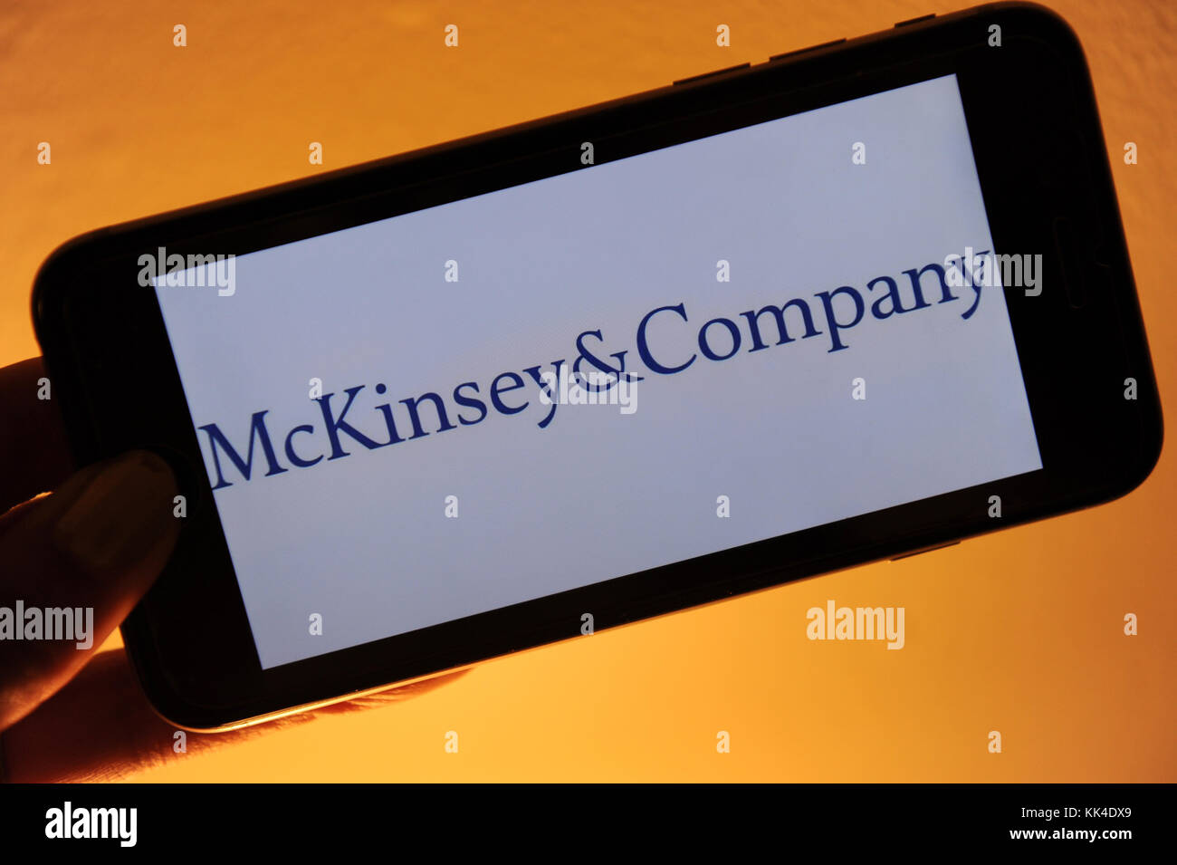 McKinsey & Company is a worldwide management consulting firm. Stock Photo