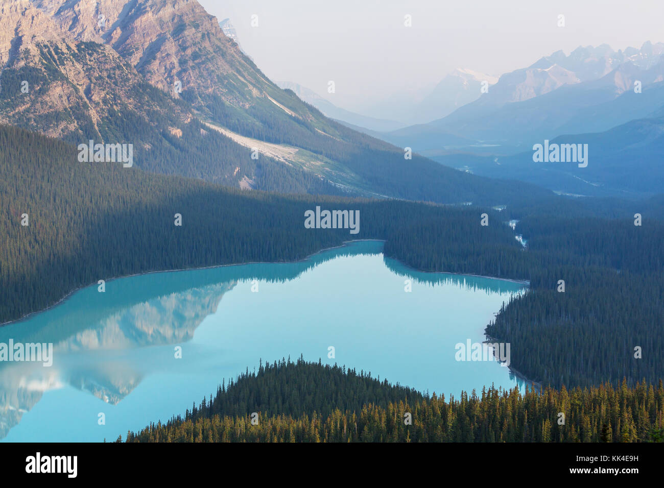 Peyto Lake in Banff National Park, Canada Stock Photo - Alamy