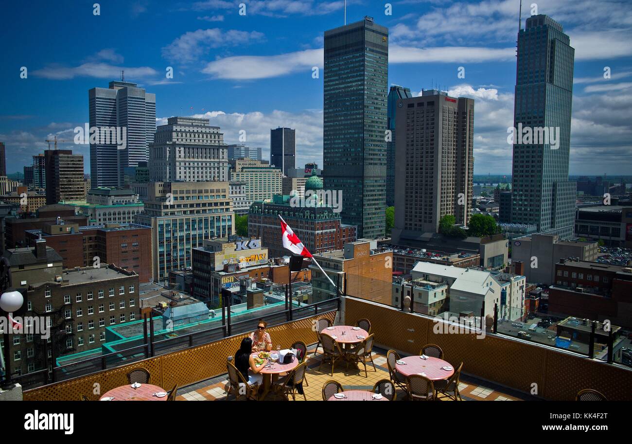 Montreal 23/05/2012 Canada Montreal View of the roofs of the Hotel de la Montagne in Montreal 23/05/2012 Canada Montreal View of the roofs of the Hotel de la Montagne in